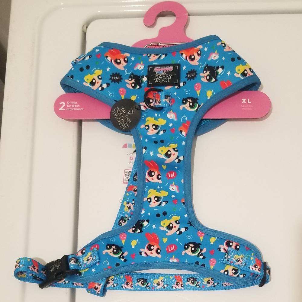 Brand New XL Powerpuff Girls Dog Harness